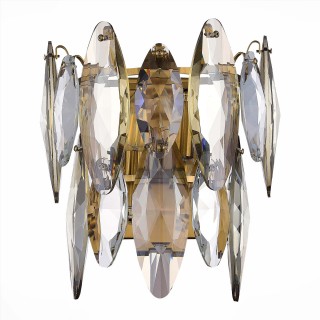 SL1227.301.02 Бра ST-Luce Латунь/Прозрачный E14 2*40W ANCONA-foto2