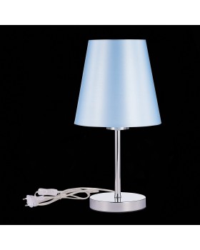 SLE105614-01 Прикроватная лампа Хром/Светло-голубой E14 1*40W PERAMONE-foto4