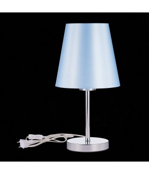 SLE105614-01 Прикроватная лампа Хром/Светло-голубой E14 1*40W PERAMONE-foto4