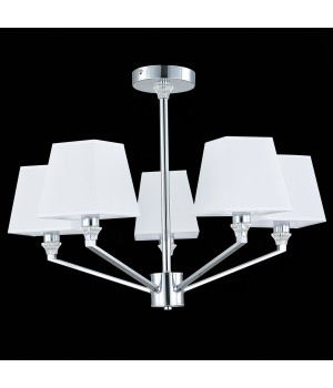 SLE107602-05 Люстра потолочная Хром/Белый E14 5*40W GRINDA-foto5
