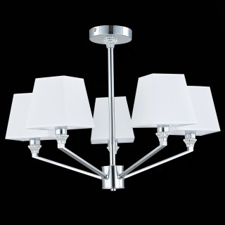 SLE107602-05 Люстра потолочная Хром/Белый E14 5*40W GRINDA-foto5