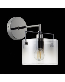 SLE155601-01 Бра Хром/Дымчатый E14 1*40W NOSTA-foto4