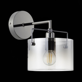 SLE155601-01 Бра Хром/Дымчатый E14 1*40W NOSTA-foto4