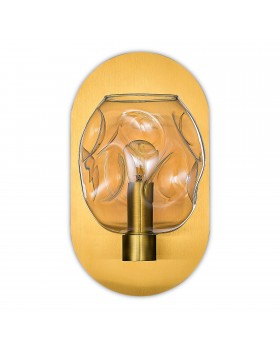 SL1188.301.01 Бра ST-Luce Латунь/Коньячный E14 1*40W IDESIA-foto4