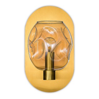 SL1188.301.01 Бра ST-Luce Латунь/Коньячный E14 1*40W IDESIA-foto4