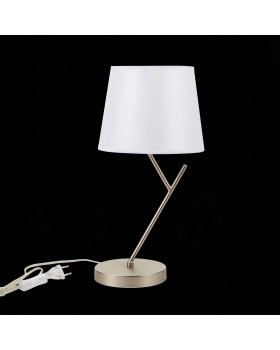 SLE300104-01 Прикроватная лампа Никель/Белый E14 1*40W DENICE-foto4