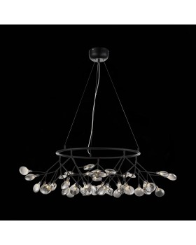 SL411.443.45 Люстра подвесная ST-Luce Черный/Дымчатый G4 45*1,5W RICCARDO-foto9