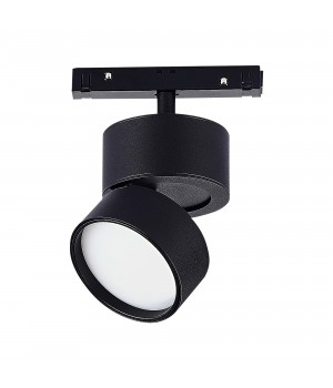 ST809.436.09 Магнитный трековый светильник Черный LED 1*9W 3000K 500Lm Ra>90 120° IP20 D85xH126 48VV SKYLINE 48-foto3