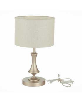 SLE107704-01 Прикроватная лампа Шампань/Светло-бежевый E14 1*40W ELIDA-foto2