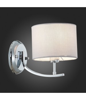 SLE105301-01 Светильник настенный Хром/Серый E14 1*40W LINDA-foto5
