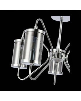 SLE102302-05 Люстра потолочная Хром/Дымчатый E14 5*40W VALIERI-foto6