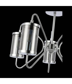 SLE102302-05 Люстра потолочная Хром/Дымчатый E14 5*40W VALIERI-foto6