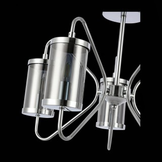 SLE102302-05 Люстра потолочная Хром/Дымчатый E14 5*40W VALIERI-foto6