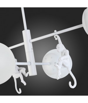 SLE115102-04 Люстра потолочная Белый/Белый E14 4*60W TENATO-foto9