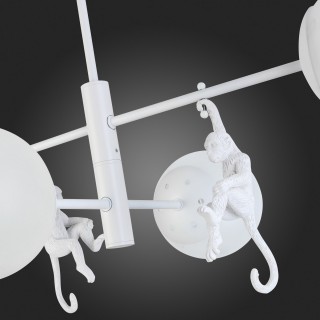 SLE115102-04 Люстра потолочная Белый/Белый E14 4*60W TENATO-foto9