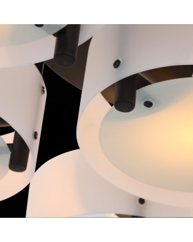 SL483.402.07 Люстра потолочная Черный/Белый E27 7*60W FORESTA-foto6