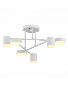 SLE201052-06 Люстра потолочная Белый/Белый LED 6*7W 4000K NOBEL-foto15