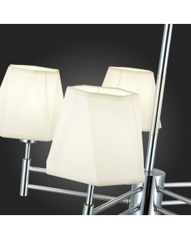 SLE105403-05 Люстра подвесная Хром/Белый E14 5*40W LAGORO-foto9