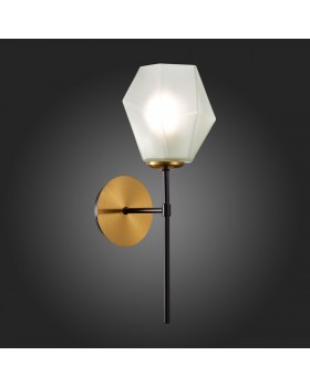 SLE205101-01 Бра Латунь, Черный/Белый E27 1*60W TERRAMO-foto4