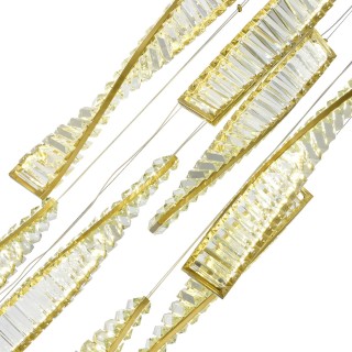 SL6205.303.09 Светильник подвесной ST-Luce Латунь/Прозрачный LED 1*99W 3000K ELICA-foto3