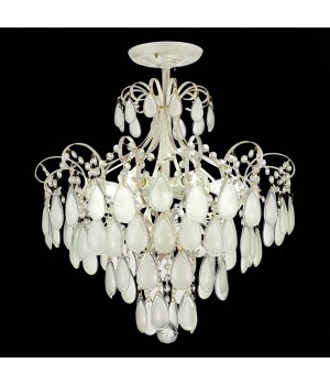 SLE160302-06 Светильник потолочный Золотистый/Белый матовый E14 6*60W MAGONZA-foto13