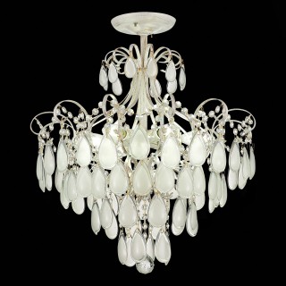 SLE160302-06 Светильник потолочный Золотистый/Белый матовый E14 6*60W MAGONZA-foto13