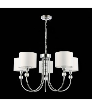 SLE111103-05 Светильник подвесной Хром/Белый E14 5*40W LINNA-foto5