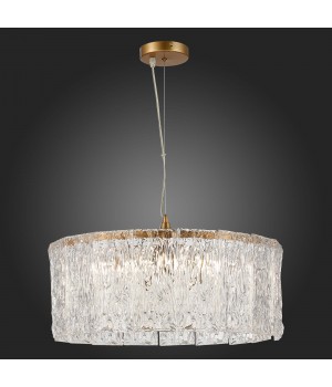 SLE283203-06 Люстра подвесная Золотистый/Прозрачный E27 6*40W RIDA-foto5