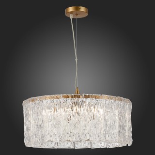 SLE283203-06 Люстра подвесная Золотистый/Прозрачный E27 6*40W RIDA-foto5