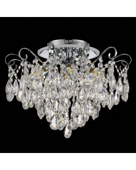 SLE160002-06 Светильник потолочный Хром/Прозрачный E14, LED 6+1*40/6(подсветка)W LITERO-foto18