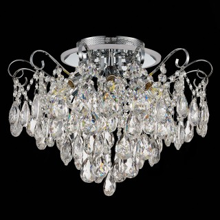 SLE160002-06 Светильник потолочный Хром/Прозрачный E14, LED 6+1*40/6(подсветка)W LITERO-foto18