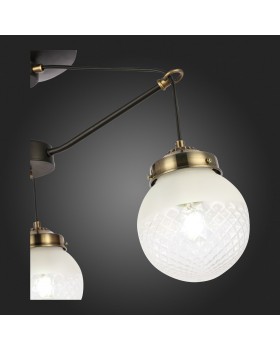 SLE110302-03 Светильник подвесной Черный, Бронза/Прозрачный, Белый E27 3*60W STRICCE-foto9