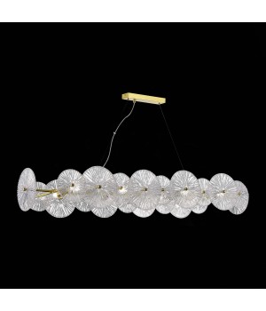 SL1657.213.08 Люстра подвесная ST-Luce Золотистый/Прозрачный E14 8*40W FLERO-foto5