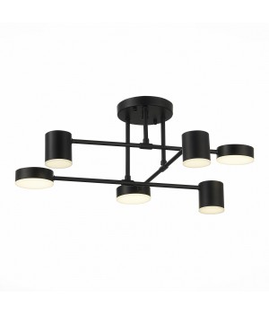 SLE201042-06 Люстра потолочная Черный/Черный LED 6*7W 4000K NOBEL-foto17