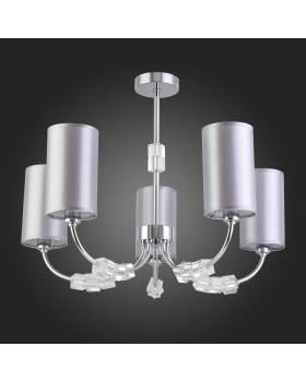 SLE156002-05 Люстра потолочная Хром/Серый E14 5*40W EMMI-foto6