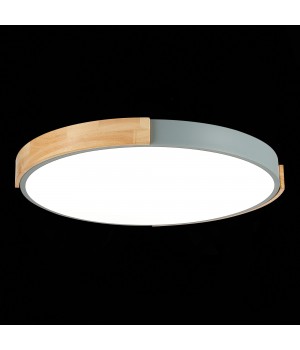 SLE201372-01 Светильник потолочный Серый, Светлое дерево/Белый LED 1*40W 3000K/4000K/6000K DELIA-foto9