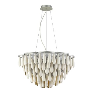 SL1517.103.07 Светильник подвесной ST-Luce Серебристый/Белый, Золотистый E14 7*40W Faenza-foto2