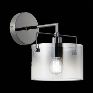 SLE155601-01 Бра Хром/Дымчатый E14 1*40W NOSTA-foto3