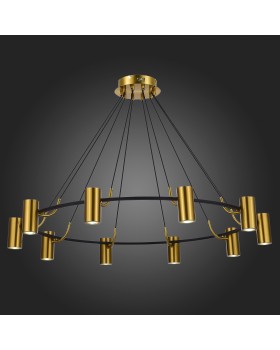 SL1215.403.10 Светильник подвесной ST-Luce Черный, Латунь/Латунь GU10 10*5W 4000K TALIA-foto5