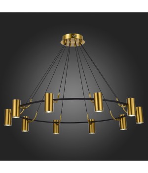 SL1215.403.10 Светильник подвесной ST-Luce Черный, Латунь/Латунь GU10 10*5W 4000K TALIA-foto5