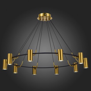 SL1215.403.10 Светильник подвесной ST-Luce Черный, Латунь/Латунь GU10 10*5W 4000K TALIA-foto5