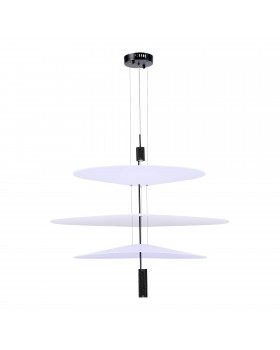 SL6101.403.01 Люстра подвесная ST-Luce Черный/Белый LED 1*10W 3000K Isola-foto2