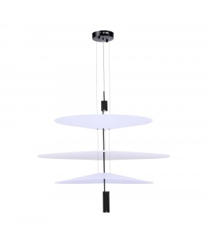 SL6101.403.01 Люстра подвесная ST-Luce Черный/Белый LED 1*10W 3000K Isola-foto2