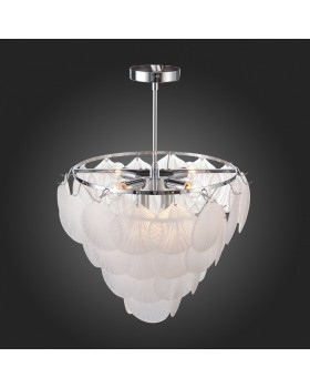 SLE104102-06 Люстра потолочная Хром/Белый E14 6*60W CHILLE-foto4