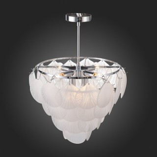 SLE104102-06 Люстра потолочная Хром/Белый E14 6*60W CHILLE-foto4