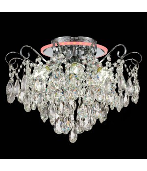 SLE160002-06 Светильник потолочный Хром/Прозрачный E14, LED 6+1*40/6(подсветка)W LITERO-foto19