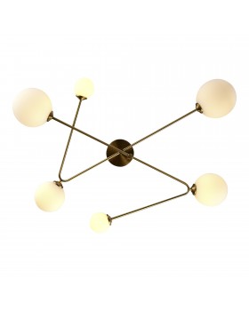 SLE2211-302-06 Люстра потолочная Латунь/Белый G9 6*5W FANTINI-foto4