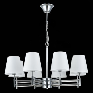 SLE105453-08 Светильник подвесной Хром/Белый E14 8*40W LAGORO-foto8