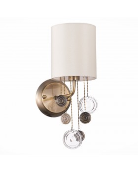 SLE107931-01 Бра Бронза/Бежевый E14 1*40W SEVILLA-foto2