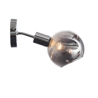 SLE155101-01 Светильник настенный Хром/Дымчатый E14 1*60W GENTORE-foto2